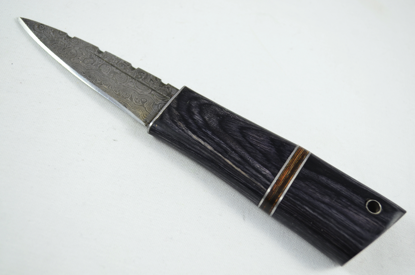 A Genuine Laminate Handled Damascus Steel Dirk Made In Sheffield England - Image 2