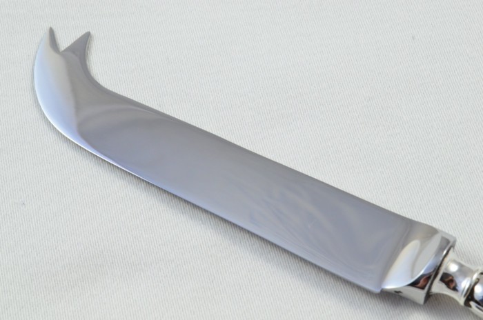 Antique Sheffield Sterling Silver Handled Cheese Knife Chippendale Pattern 1924 - Image 5