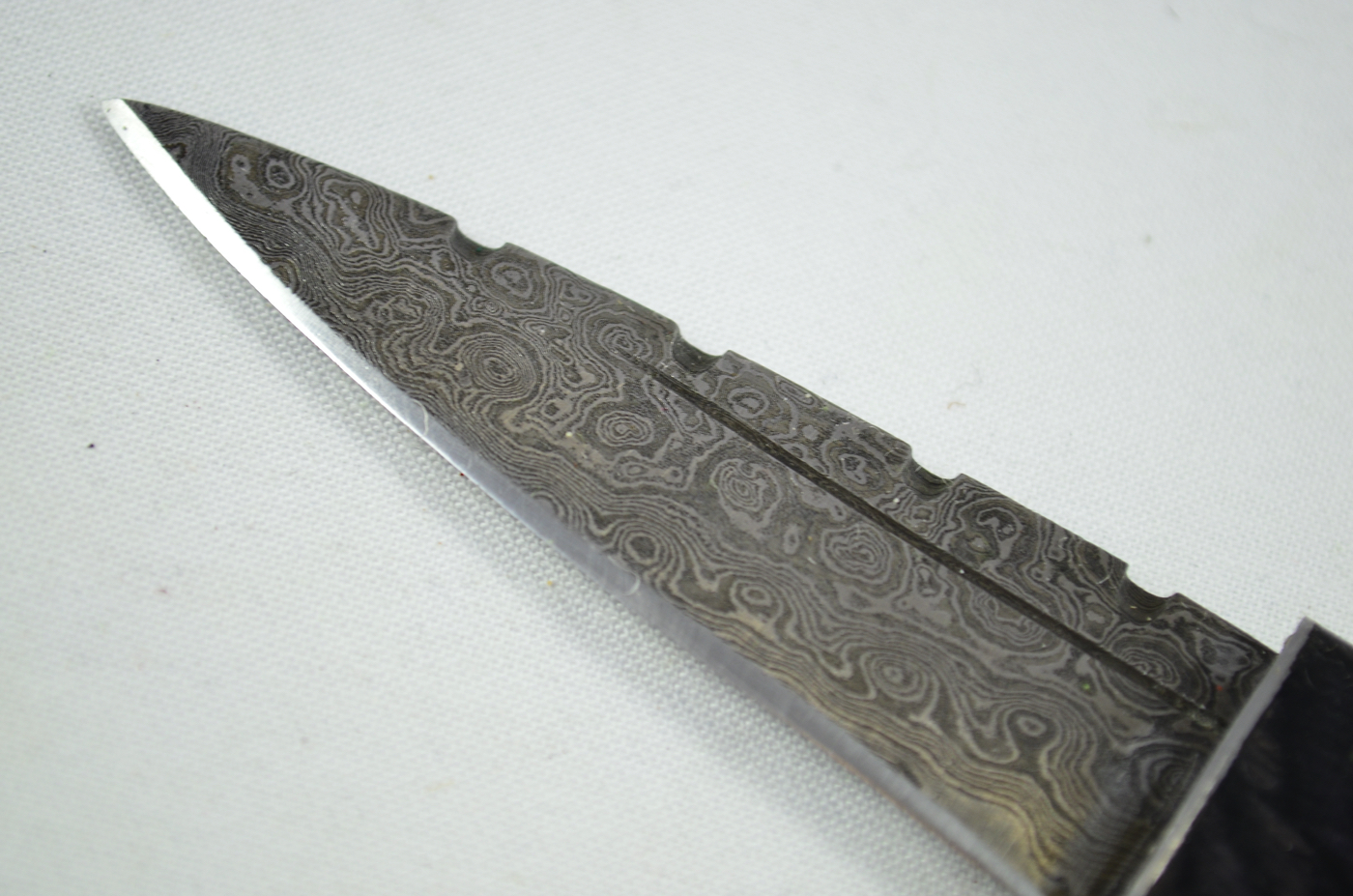A Genuine Laminate Handled Damascus Steel Dirk Made In Sheffield England - Image 4