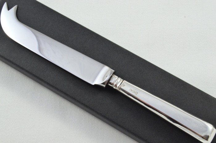 Antique Sheffield Sterling Silver Handled Cheese Knife Lincoln Pattern 1919