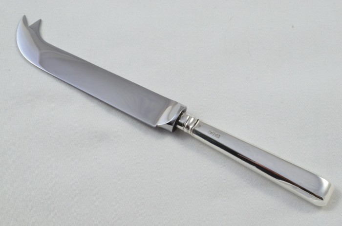 Antique Sheffield Sterling Silver Handled Cheese Knife Lincoln Pattern 1919 - Image 2