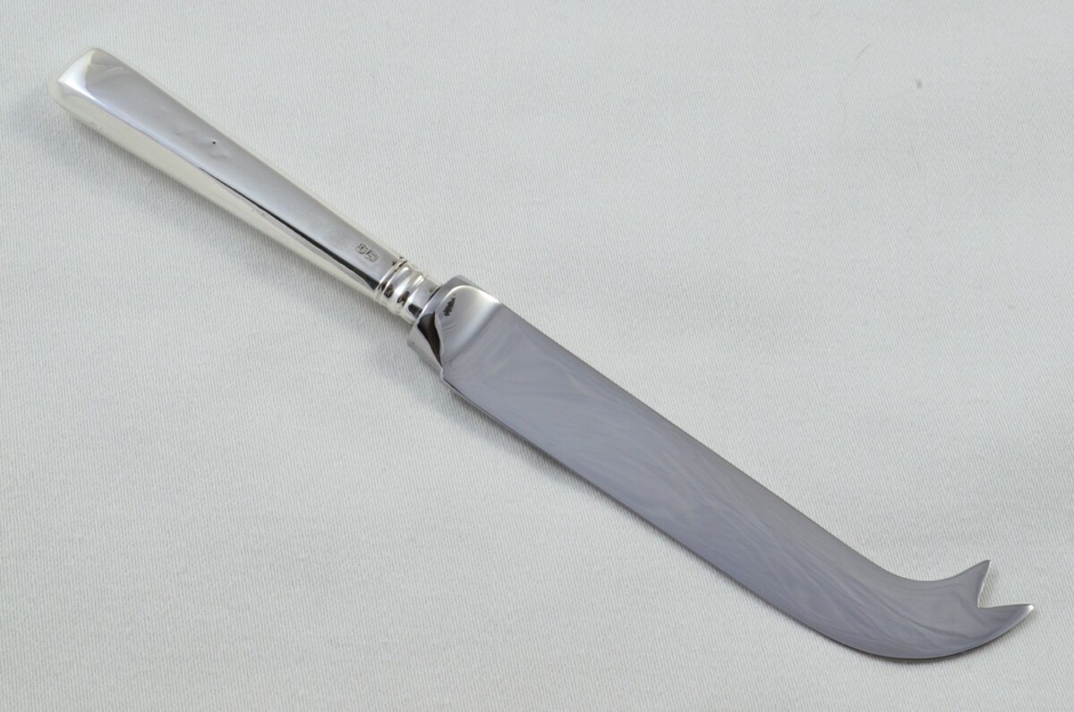 Antique Sheffield Sterling Silver Handled Cheese Knife Lincoln Pattern 1919 - Image 6
