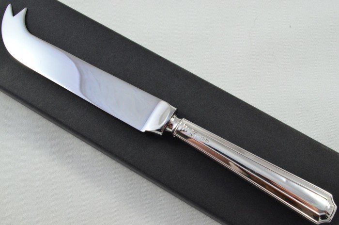 Antique Sheffield Sterling Silver Handled Cheese Knife Howard Pattern 1960