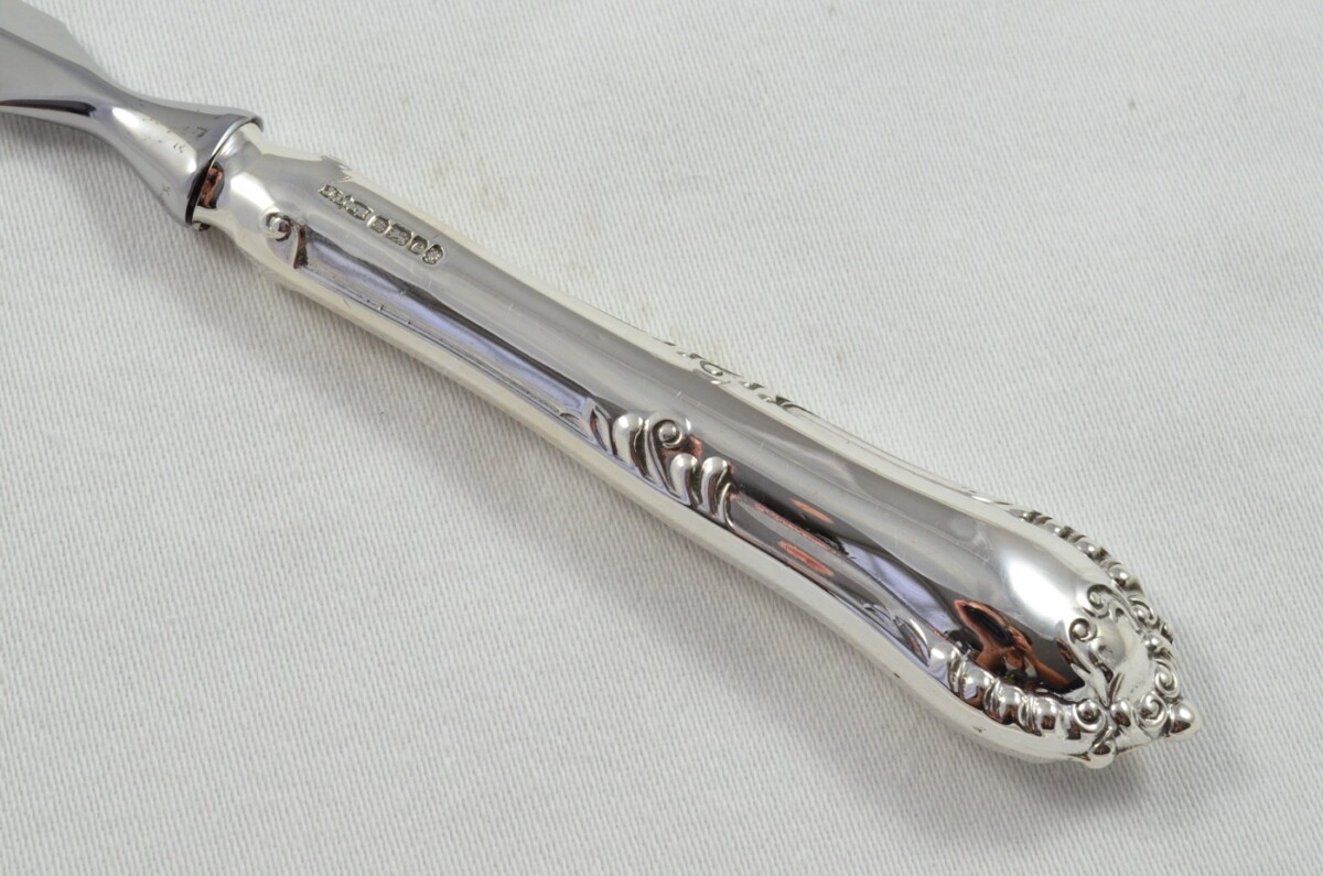 James Dixons & Sons Jubilee Edition Sterling Silver Handled Letter Opener Chesterfield Pattern Sheffield 1977 Cased - Image 2