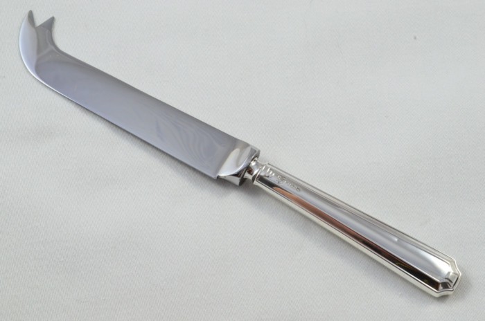 Antique Sheffield Sterling Silver Handled Cheese Knife Howard Pattern 1960 - Image 2