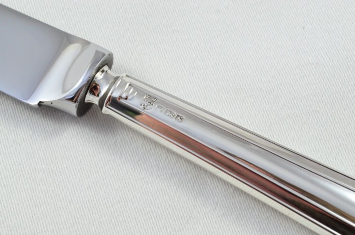 Antique Sheffield Sterling Silver Handled Cheese Knife Howard Pattern 1960 - Image 4