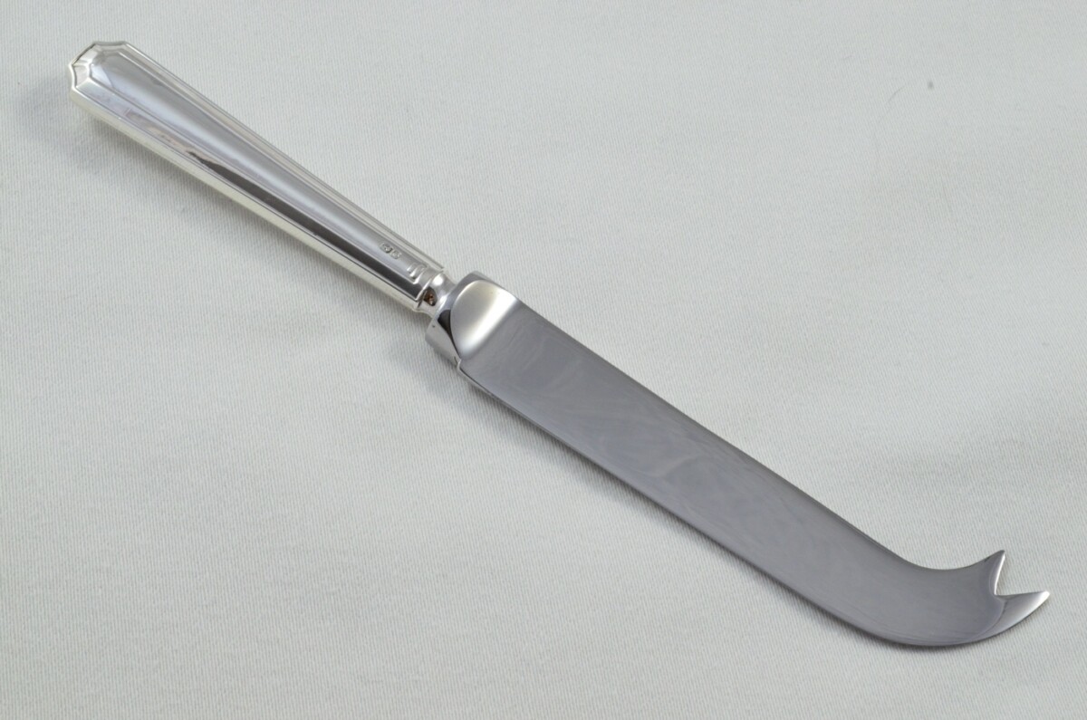 Antique Sheffield Sterling Silver Handled Cheese Knife Howard Pattern 1960 - Image 6