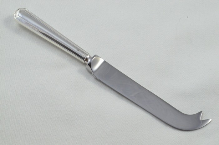 Antique Sheffield Sterling Silver Handled Cheese Knife Howard Pattern 1960 - Image 6