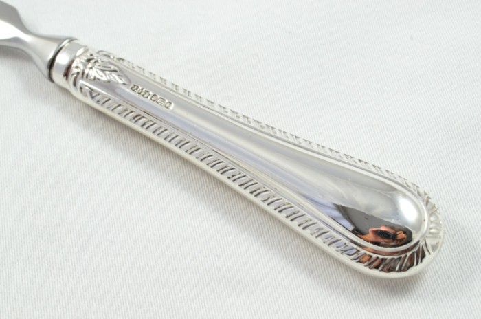 James Dixons & Sons Sterling Silver Handled Letter Opener Feather Edge Pattern Sheffield 1983 Cased - Image 3
