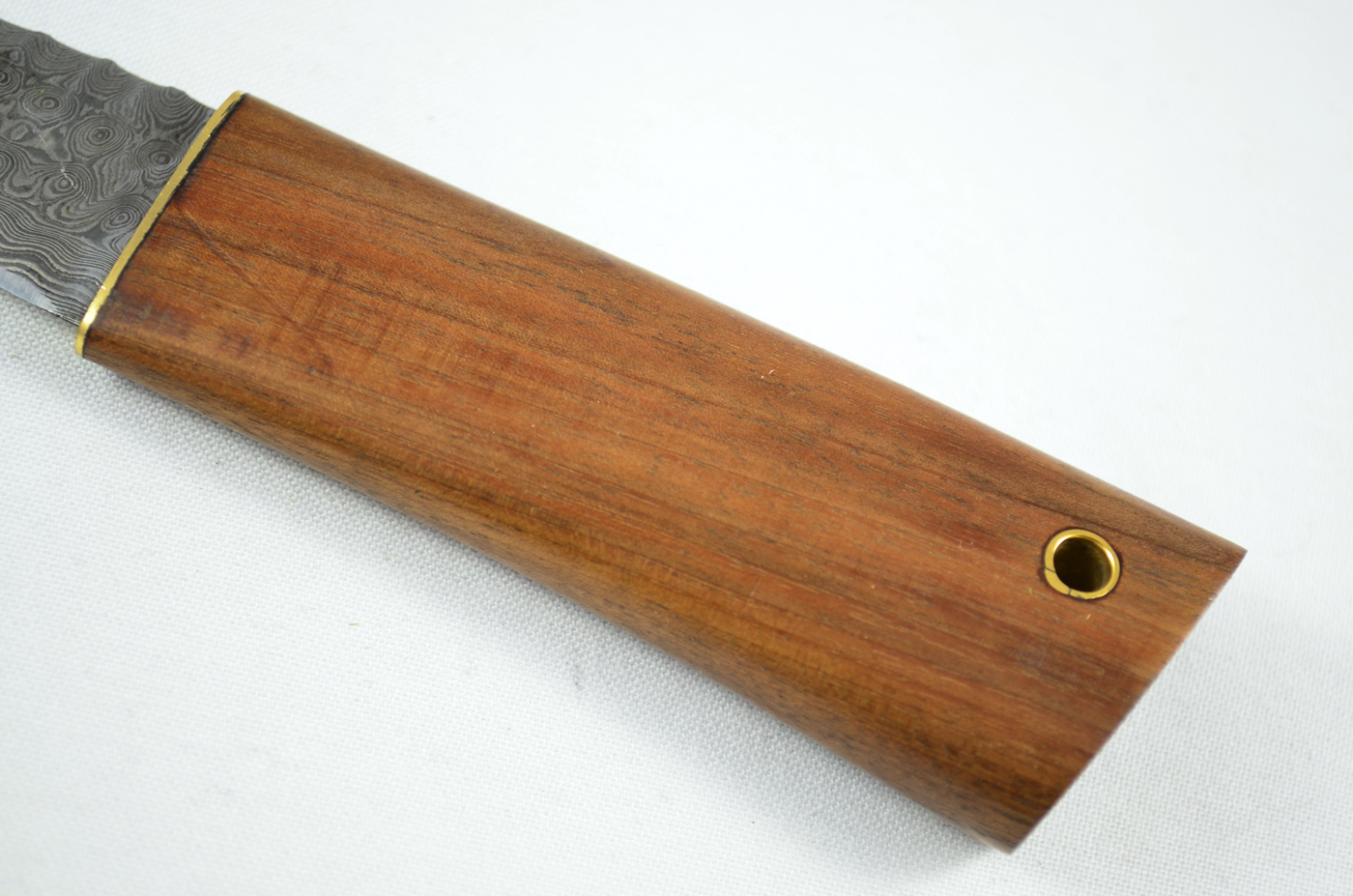 A Genuine Rose Wood Handled Damascus Steel Dirk Made In Sheffield England - Image 3