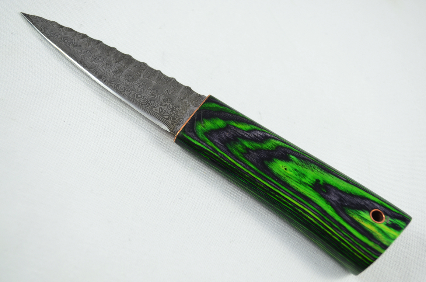 A Genuine Laminate Handled Damascus Steel Dirk Made In Sheffield England - Image 2