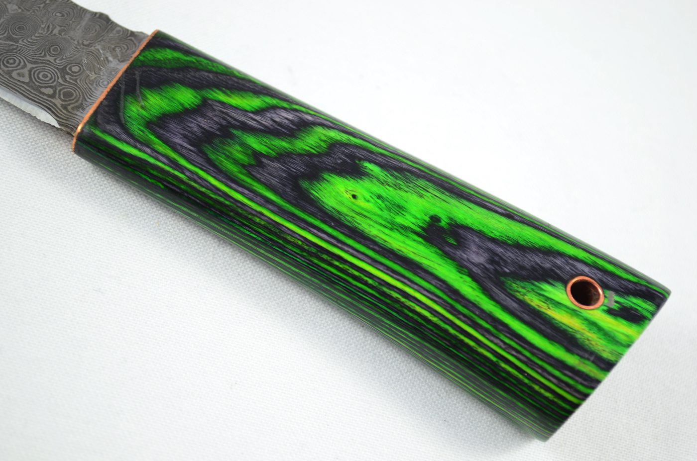 A Genuine Laminate Handled Damascus Steel Dirk Made In Sheffield England - Image 3