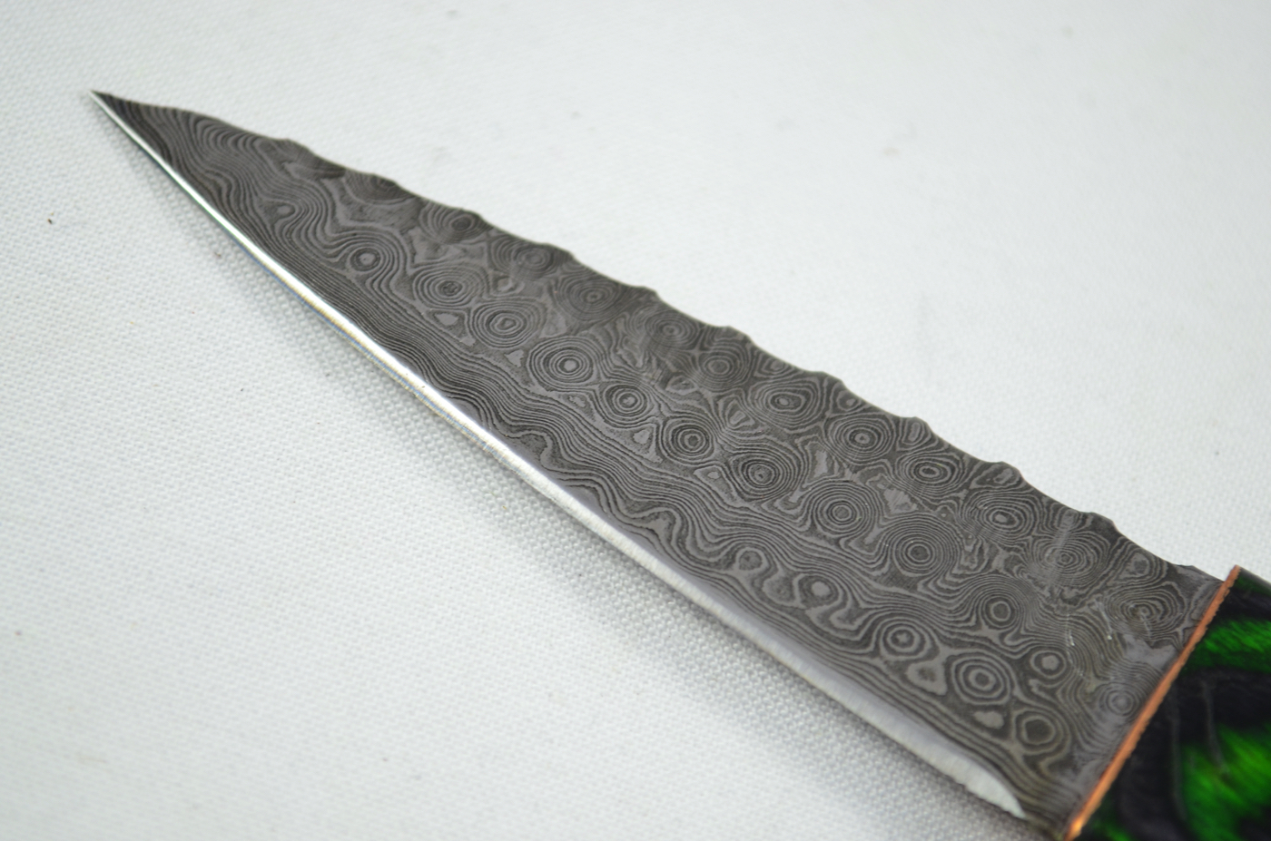 A Genuine Laminate Handled Damascus Steel Dirk Made In Sheffield England - Image 2