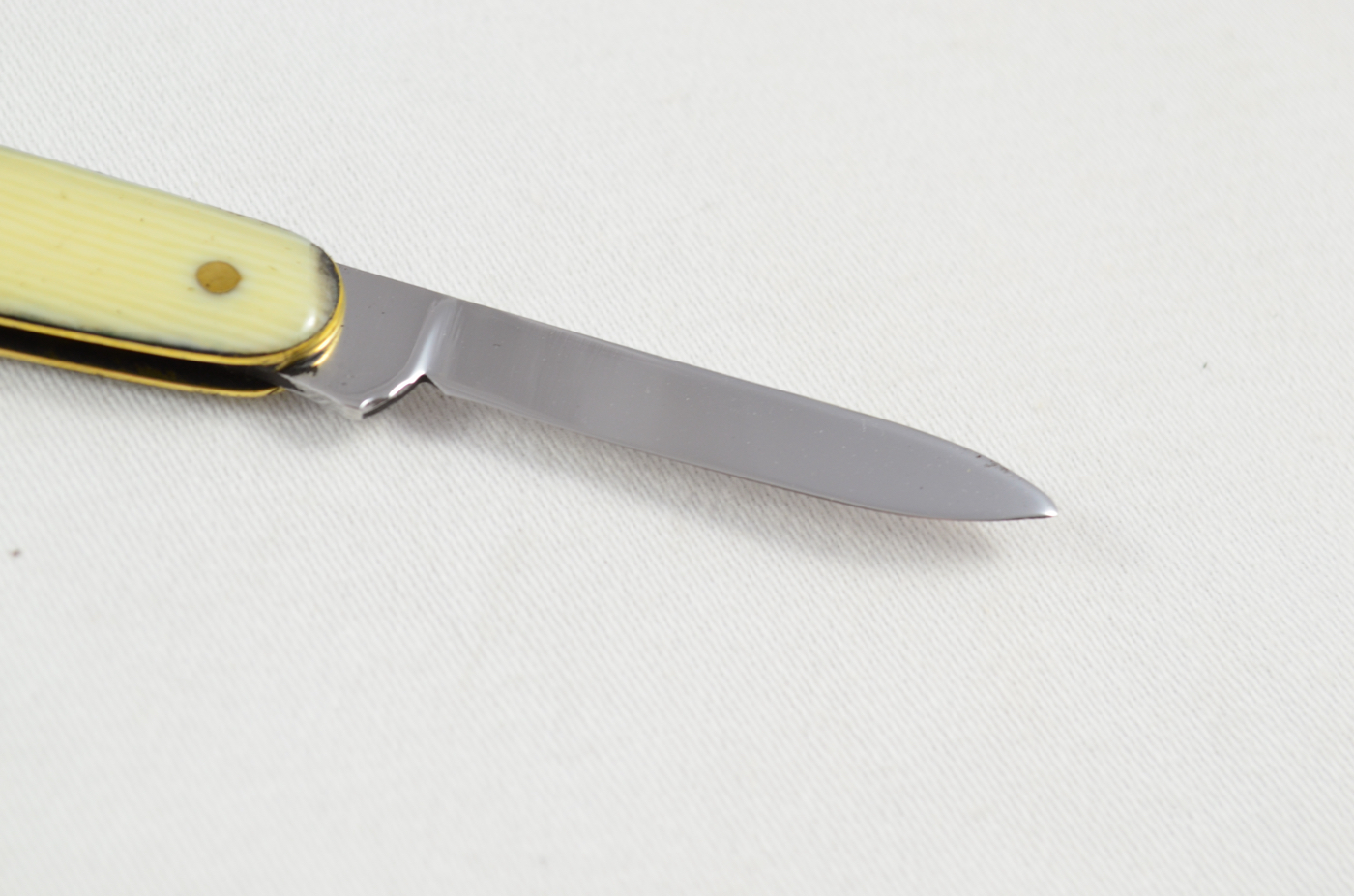 Sheffield, England Plastic Faux Ivory Handled Pen Knife - Image 4