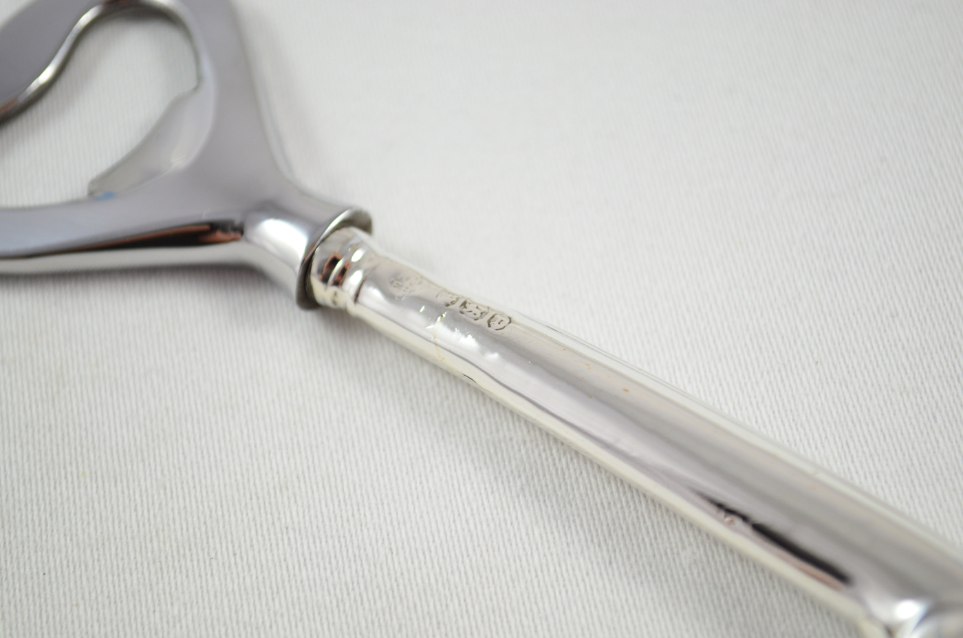 Boxed C H Beatson Fluted Pistol Sterling Silver Bottle Opener Sheffield 1901 - Image 4