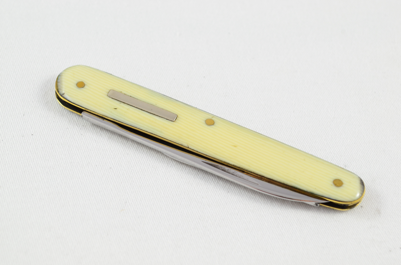 Sheffield, England Plastic Faux Ivory Handled Pen Knife - Image 6