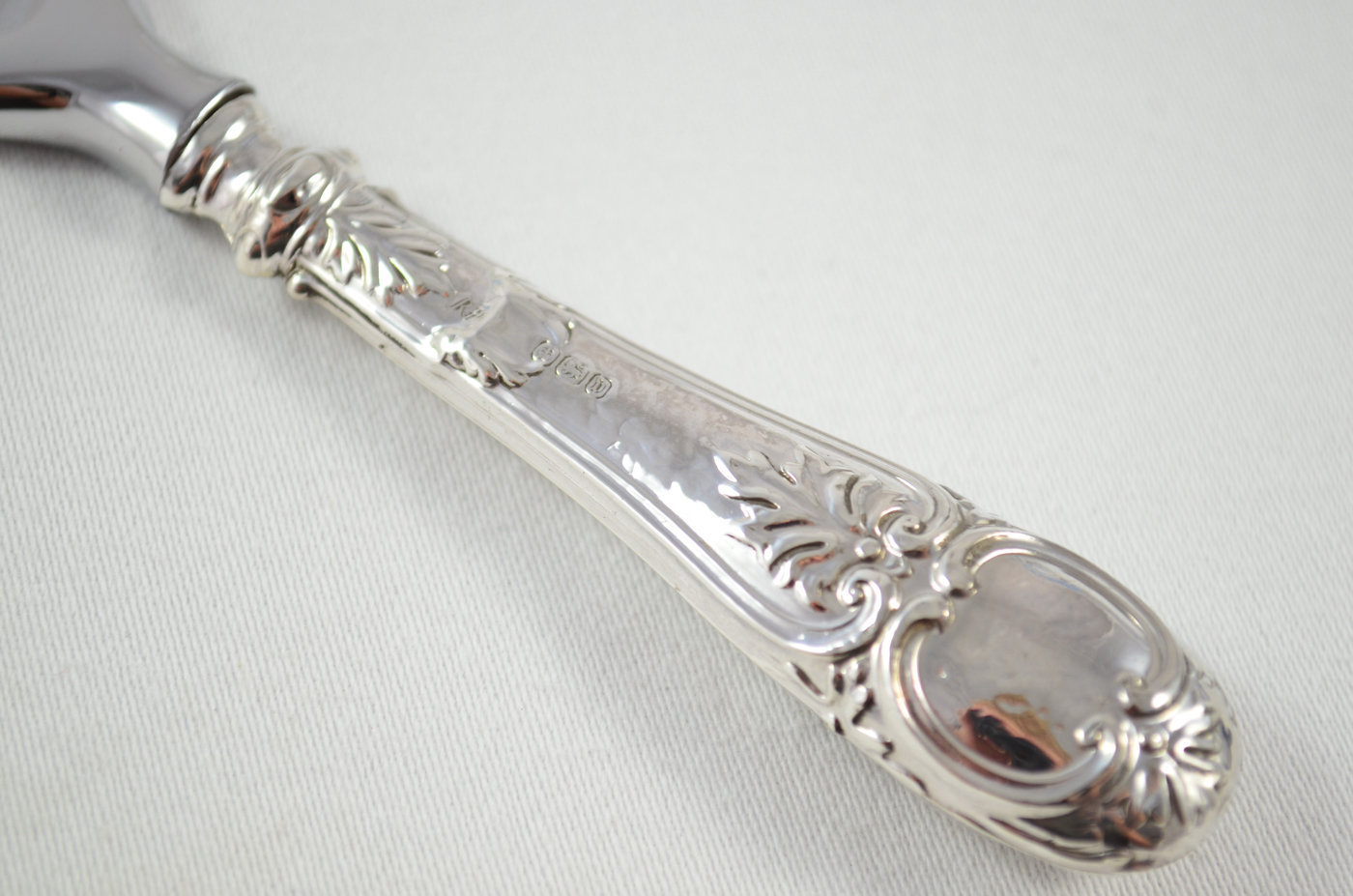 Boxed Robert Feed Mosley Ornate Pattern Sterling Silver Bottle Opener Sheffield 1906 - Image 3