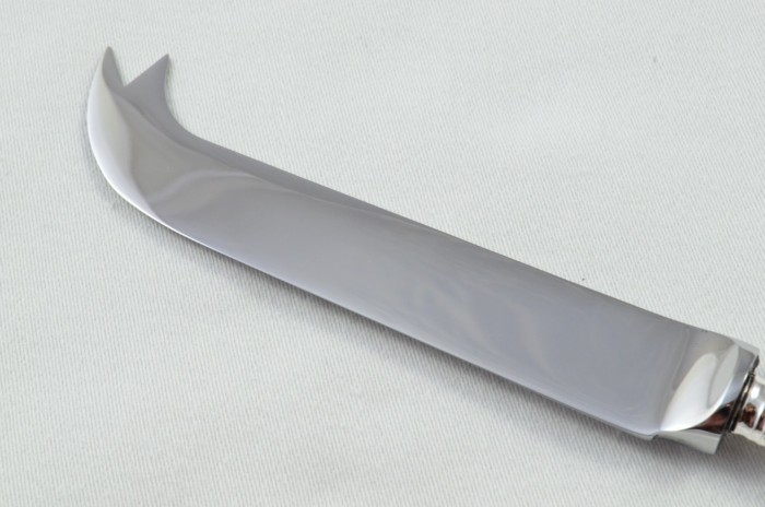 Antique Sheffield Sterling Silver Handled Cheese Knife Old English Thread Pattern 1903 - Image 5