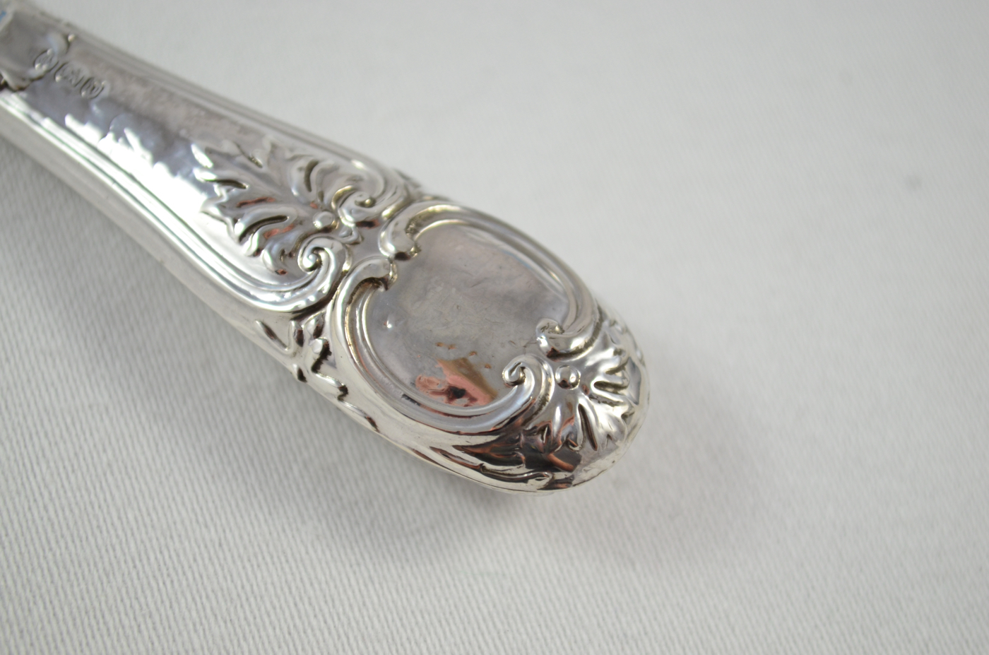 Boxed Robert Feed Mosley Ornate Pattern Sterling Silver Bottle Opener Sheffield 1906 - Image 4