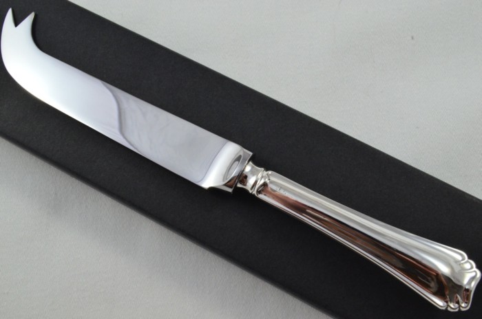 Antique Sheffield Sterling Silver Handled Cheese Knife Rutland Pattern 1923