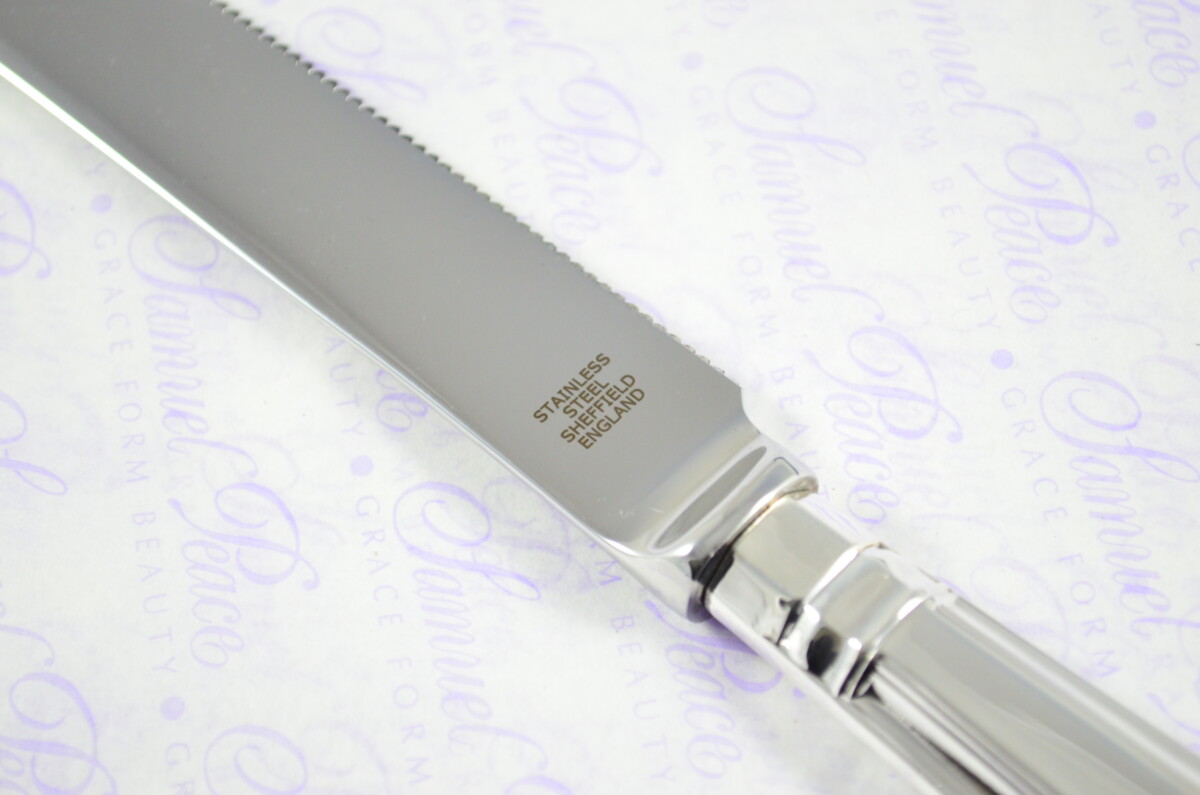 Kings Pattern Sheffield Silver Plated Challah Bread & Cake Knife Shabbat Judaica - Image 6