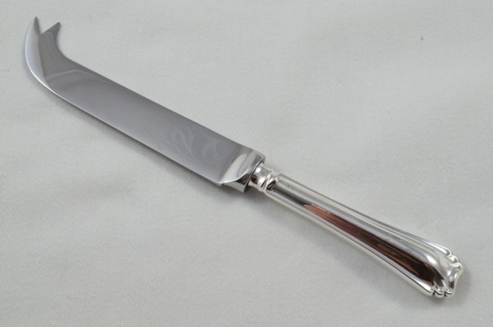 Antique Sheffield Sterling Silver Handled Cheese Knife Rutland Pattern 1923 - Image 2