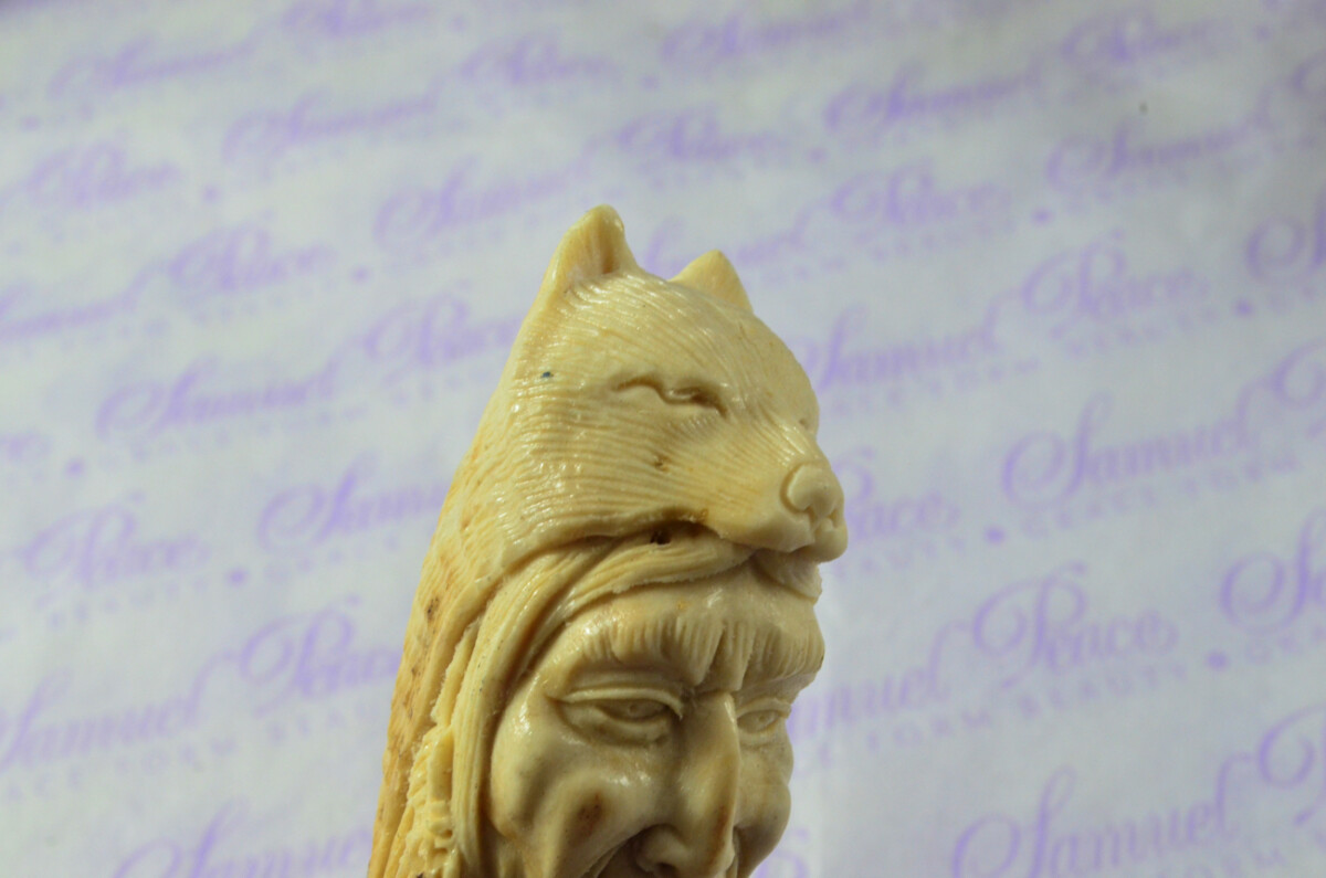 American Indian Hand Carved Stag Antler Horn Knife Handle Hobbyist Make Your Own Knife! Made in Sheffield England - Image 7