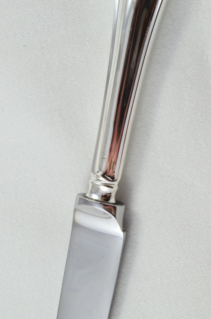 Antique Sheffield Sterling Silver Handled Cheese Knife Rutland Pattern 1923 - Image 5