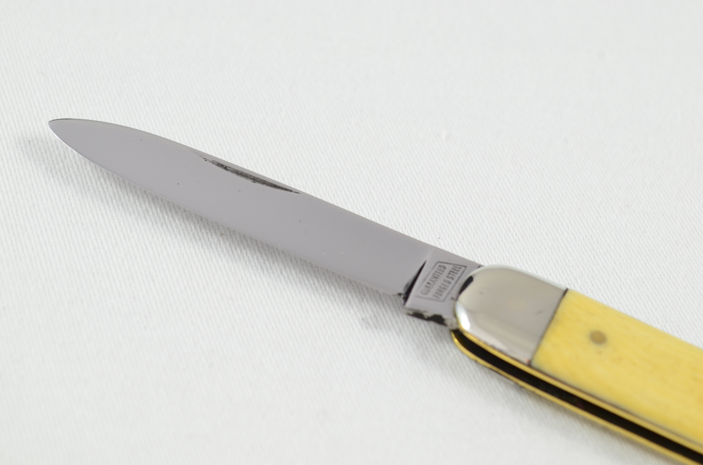 Forged Steel Plastic Imitation Ivory Handled Pen Knife - Image 2