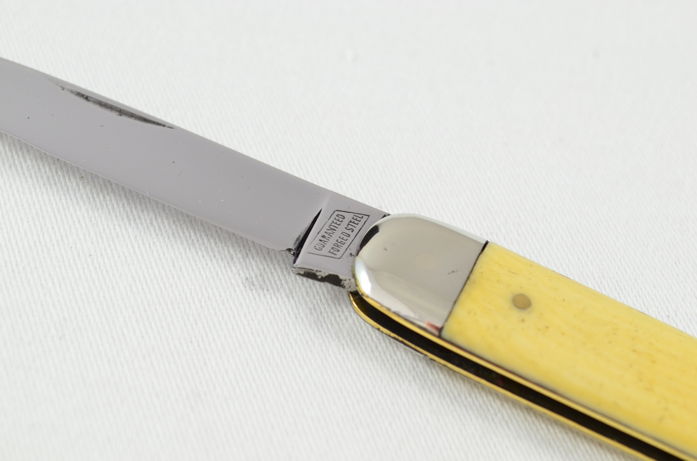 Forged Steel Plastic Imitation Ivory Handled Pen Knife - Image 3