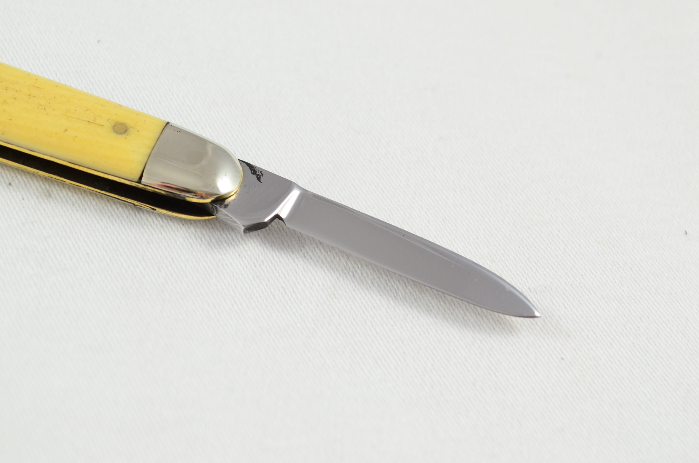 Forged Steel Plastic Imitation Ivory Handled Pen Knife - Image 4
