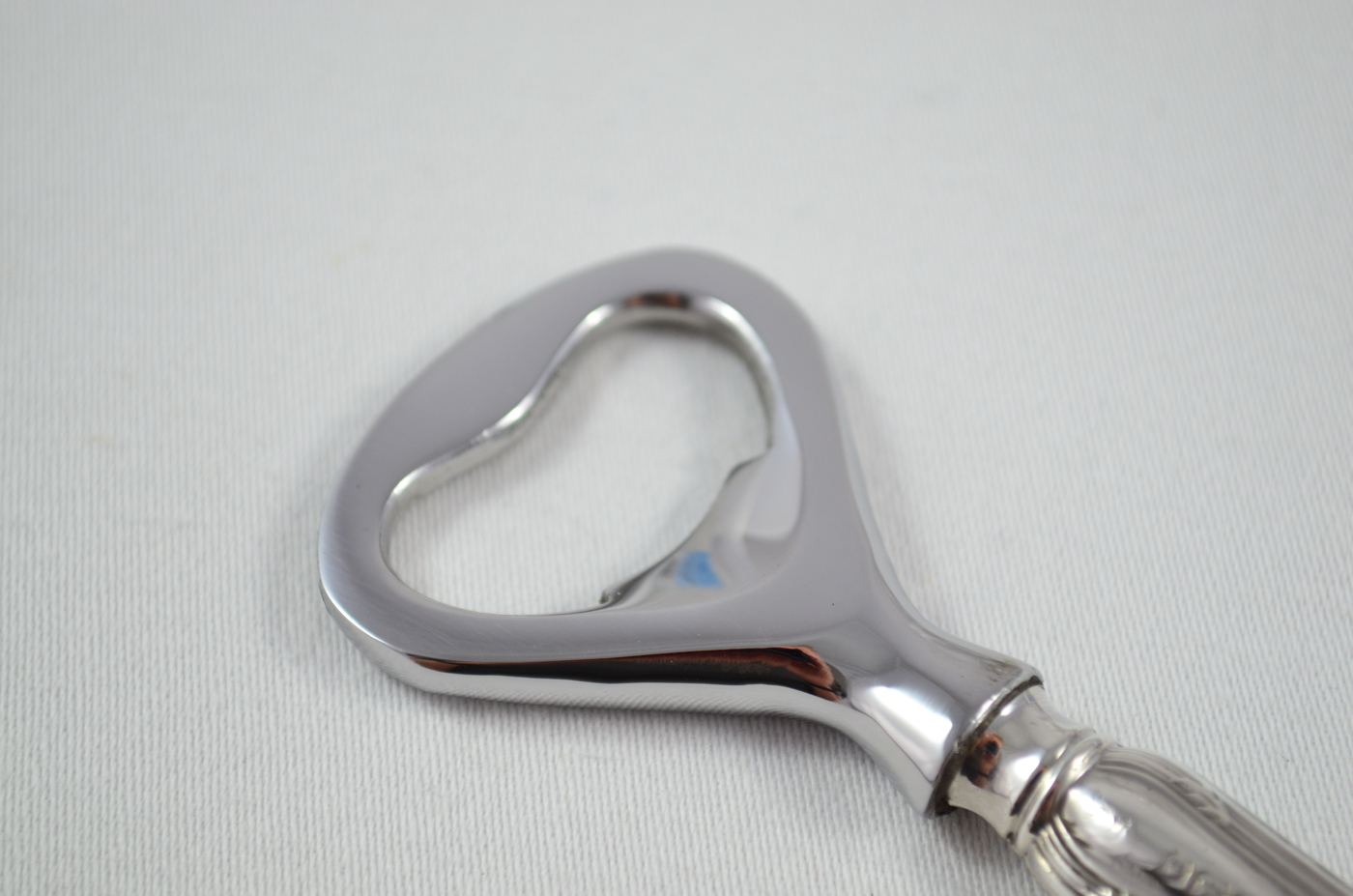 Boxed John Yates Ribbon & Bow Pattern Sterling Silver Bottle Opener Sheffield 1919 - Image 5