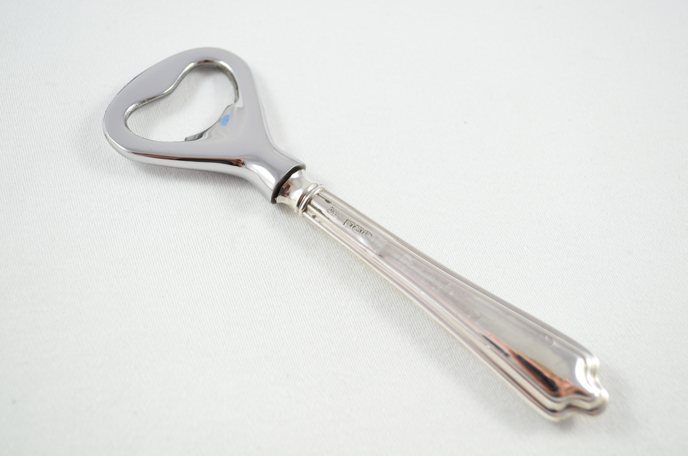 Boxed John Yates Pointed Thread Pattern Sterling Silver Bottle Opener Sheffield 1920 - Image 2