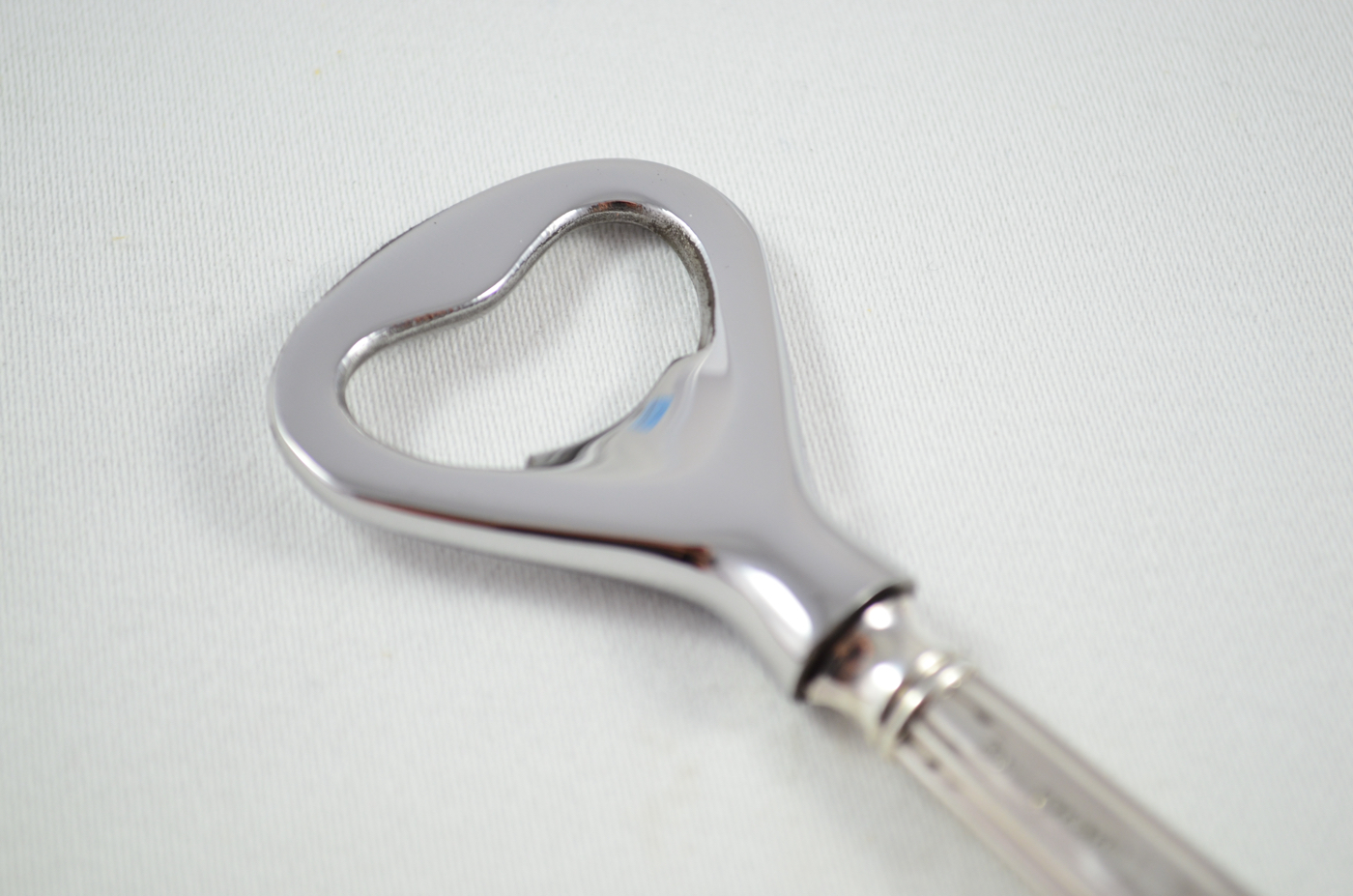 Boxed John Yates Pointed Thread Pattern Sterling Silver Bottle Opener Sheffield 1920 - Image 5