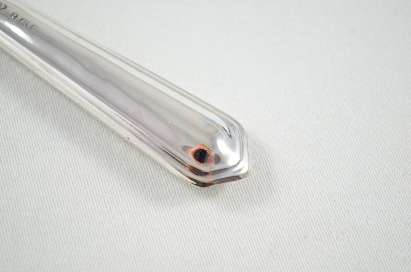 Boxed Pointed Thread Pattern Sterling Silver Bottle Opener Birmingham 1917 - Image 3
