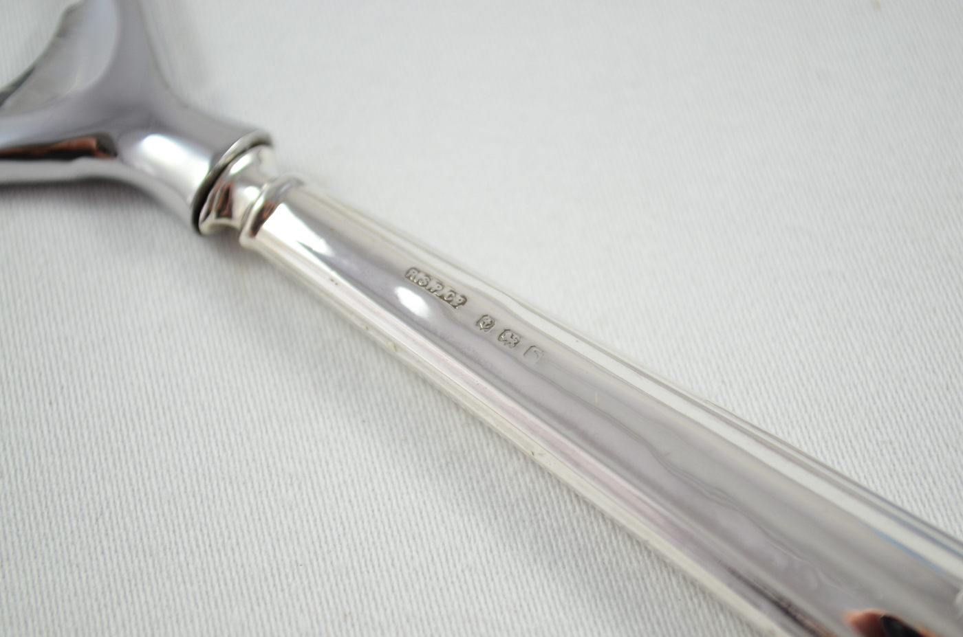 Boxed Pointed Thread Pattern Sterling Silver Bottle Opener Birmingham 1917 - Image 4