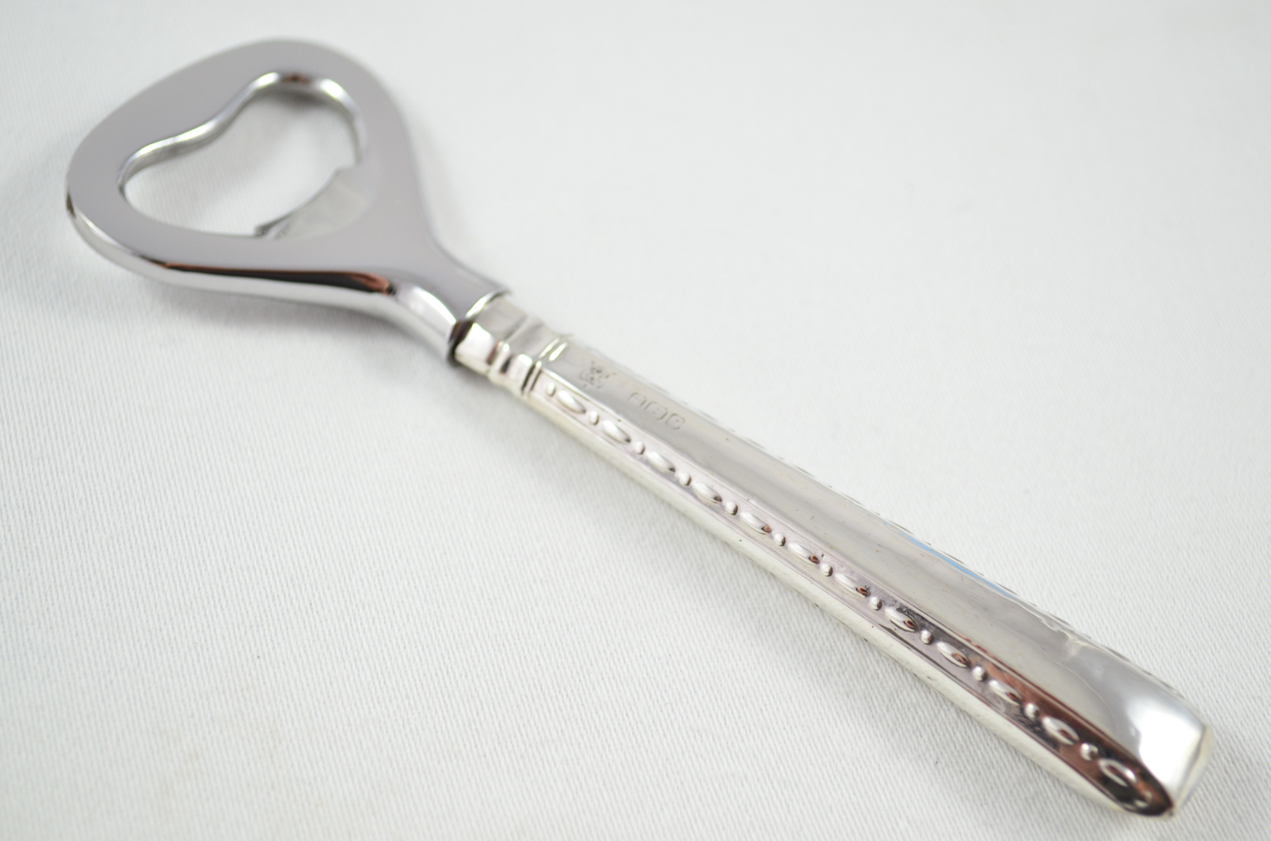 Boxed Thomas Bradbury & Sons Bead Edge Pattern Sterling Silver Bottle Opener Sheffield 1900 - Image 2