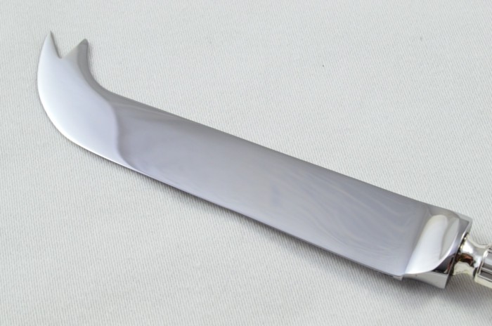 Antique Sheffield Sterling Silver Handled Cheese Knife Trafalgar Pattern 1924 - Image 5