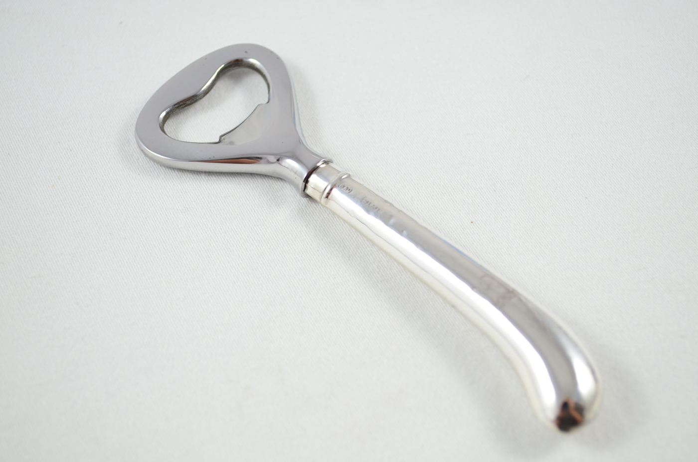 Boxed Allan & Darwin Pistol Pattern Sterling Silver Bottle Opener Sheffield 1913 - Image 2
