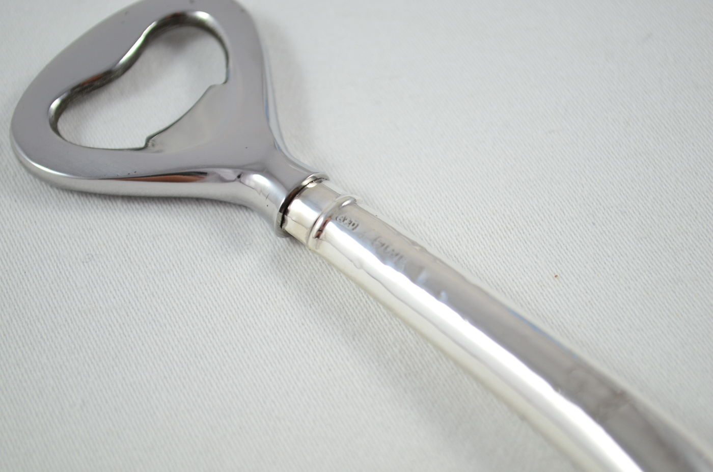Boxed Allan & Darwin Pistol Pattern Sterling Silver Bottle Opener Sheffield 1913 - Image 4