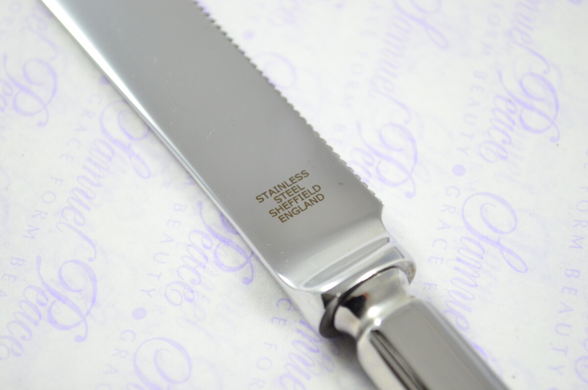 Harley Pattern Sheffield Stainless Steel Challah Bread & Cake Knife Shabbat Judaica - Image 6
