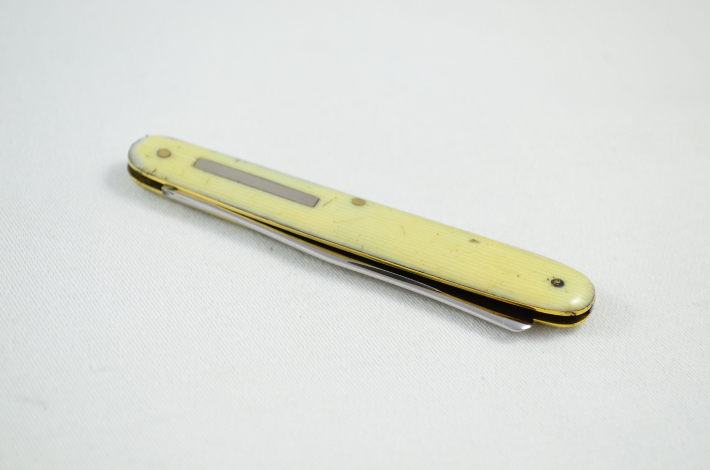 Stainless Sheffield Plastic Imitation Ivory Handled Pen Knife - Image 7