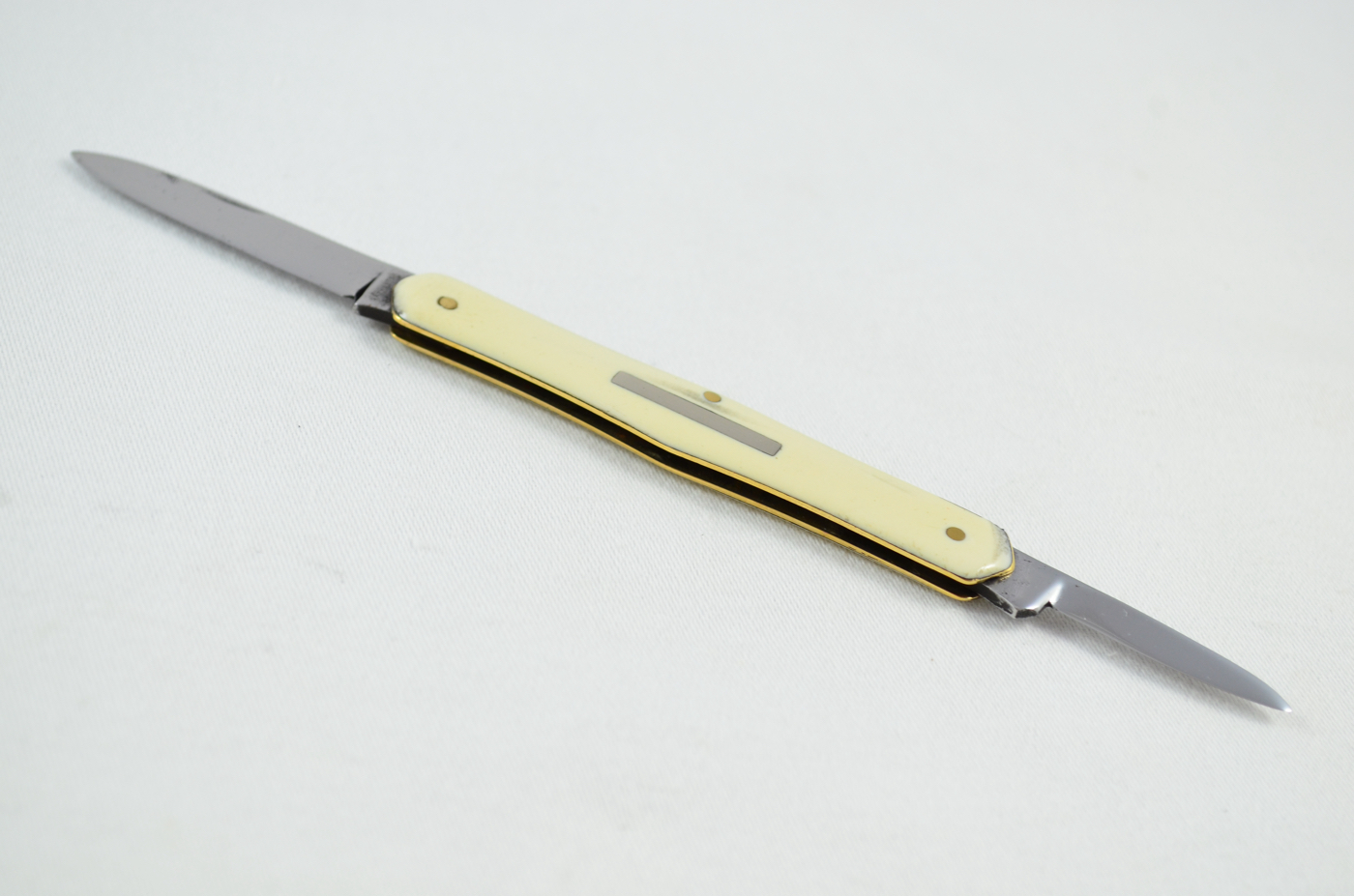 Stainless Sheffield Plastic Imitation Ivory Handled Pen Knife