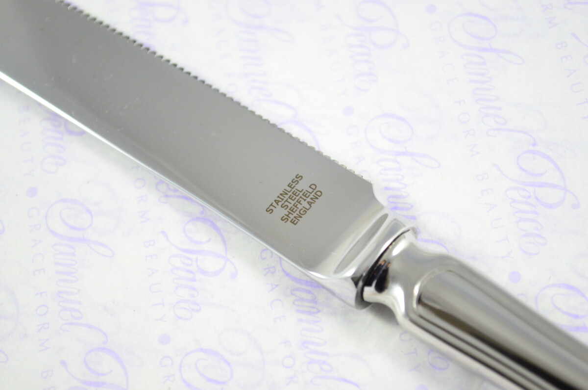 Old English Thread Pattern Sheffield Stainless Steel Challah Bread & Cake Knife Shabbat Judaica - Image 6