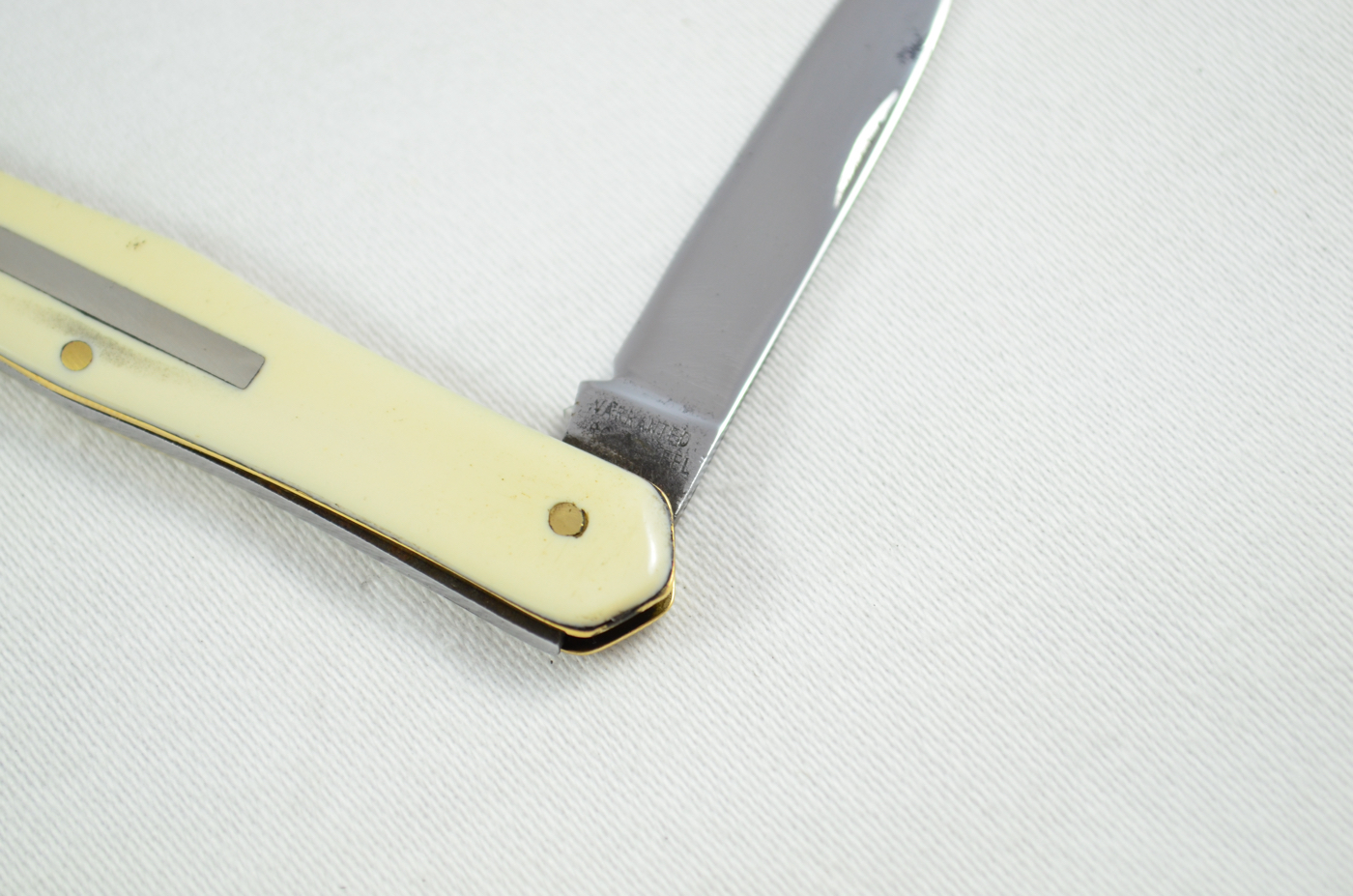 Stainless Sheffield Plastic Imitation Ivory Handled Pen Knife - Image 5