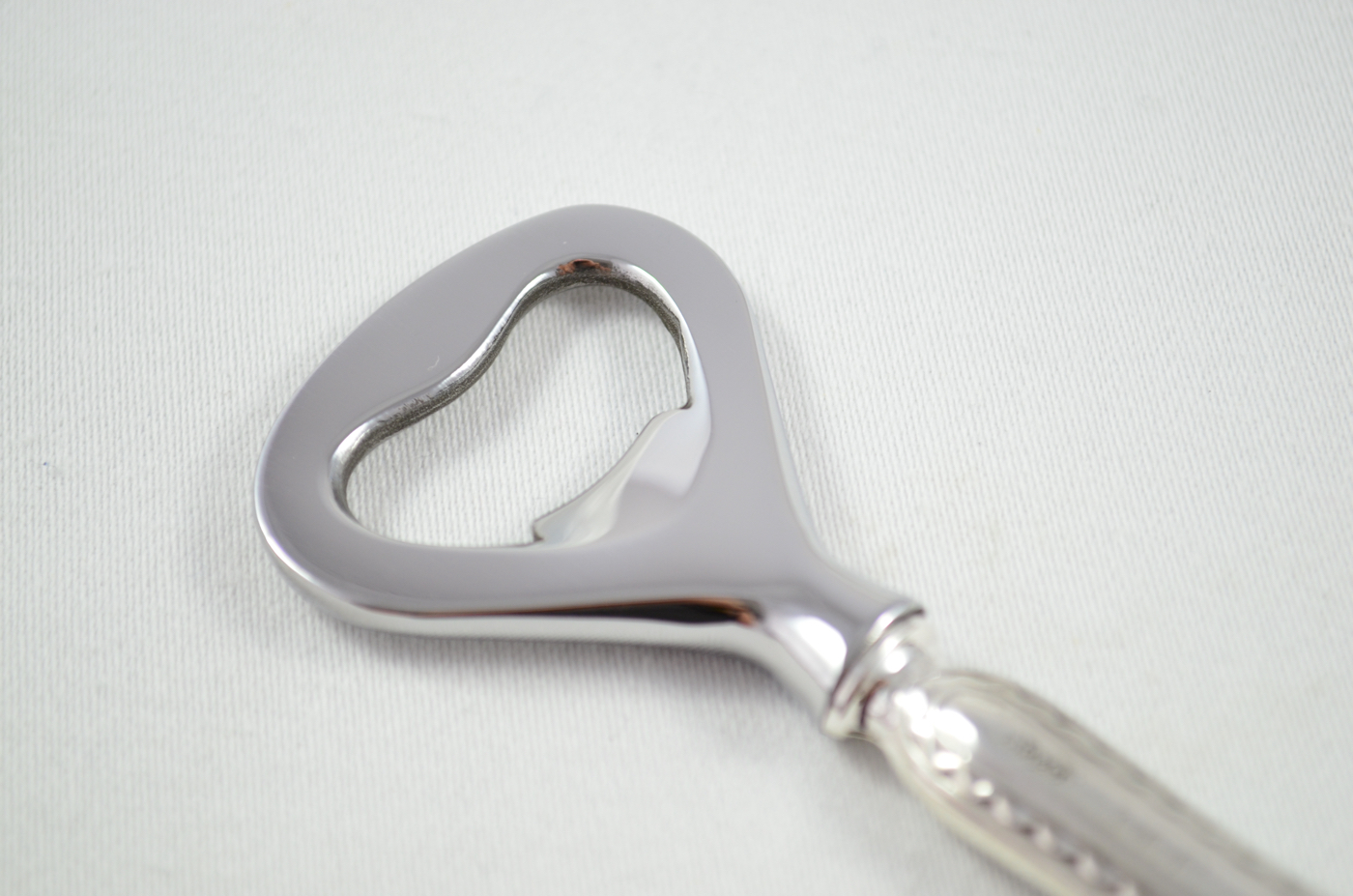 Boxed Harrison Fisher & Co Feather Edge Pattern Sterling Silver Bottle Opener Sheffield 1909 - Image 5