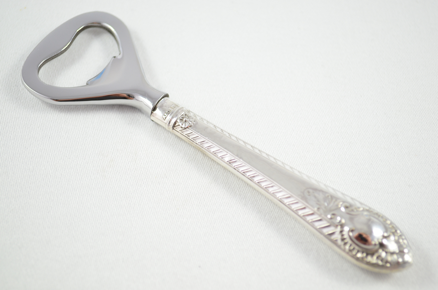 Boxed Allan & Darwin Regal Pattern Sterling Silver Bottle Opener Sheffield 1909 - Image 2