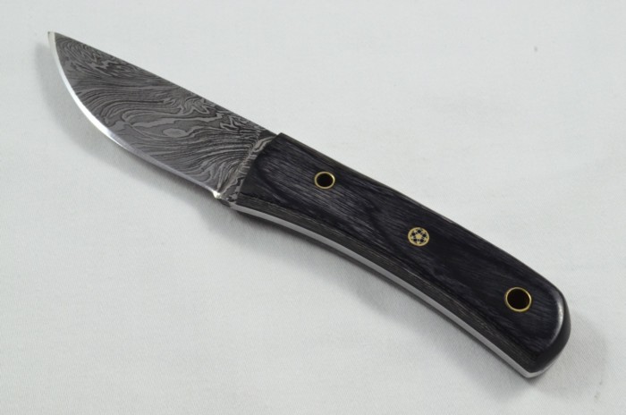 2025 Collection - Damascus Blade Laminate Handled Hunting Skinning Bowie Knife With Leather Sheath Limited Edition 1 of 20 - Image 2