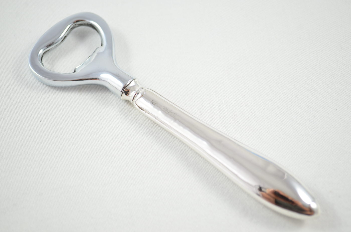 Boxed E Viner Old English Pattern Sterling Silver Bottle Opener Sheffield 1920 - Image 2