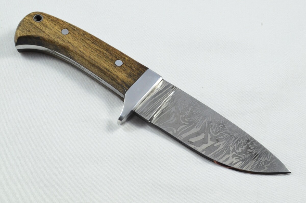 2025 Collection - Damascus Blade Rosewood Handled Hunting Skinning Bowie Knife With Leather Sheath Limited Edition 1 of 20 - Image 5